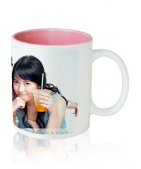 Photo Mug Inner Pink